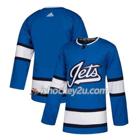 Mænd NHL Winnipeg Jets Trøje Blank Adidas 2018-19 Alternate Authentic